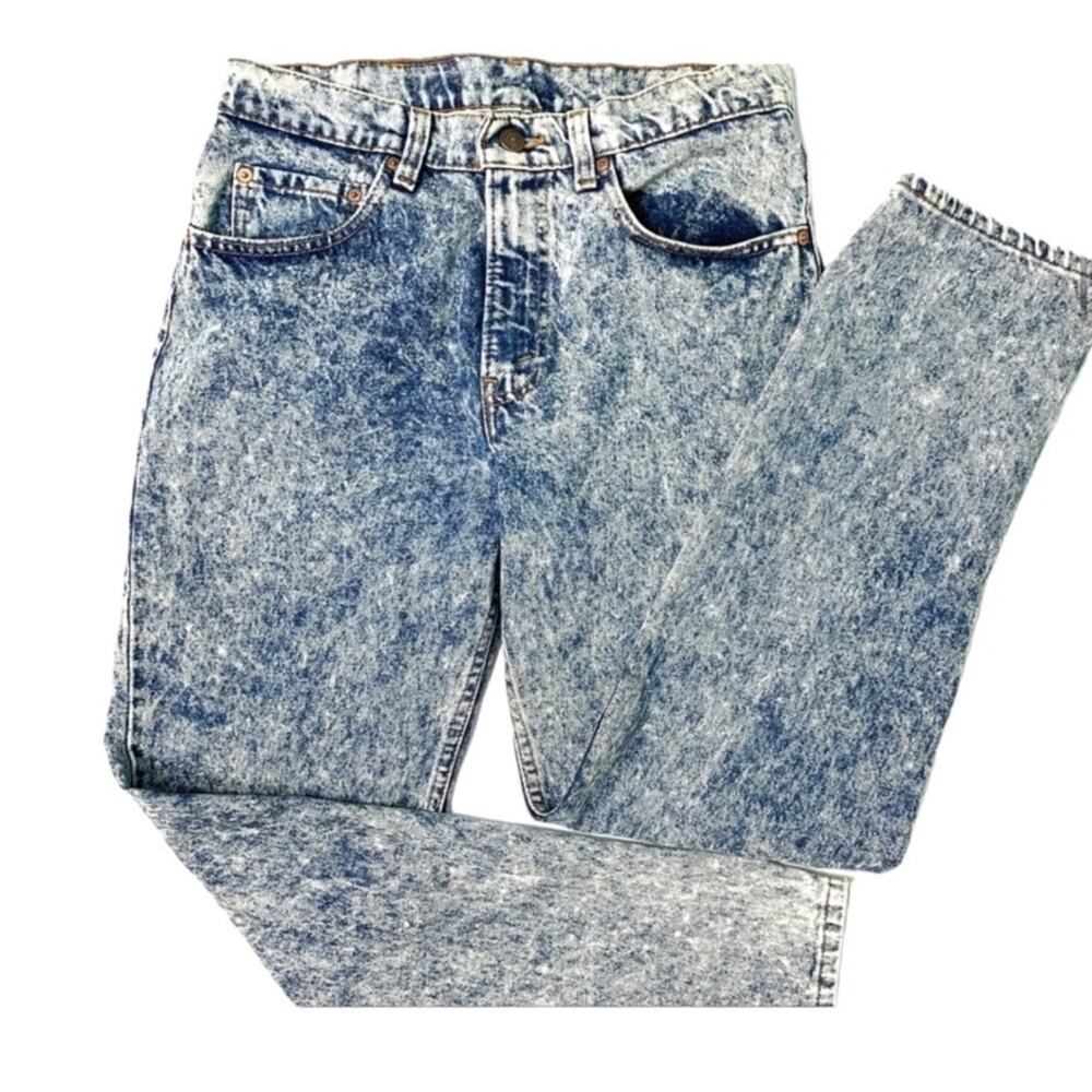 Levi's Vintage 506 Blue Acid Wash Straight Leg Jeans